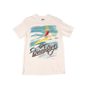 Vintage 1989 Single Stick The Beach Boys Tee Shirt Made In USA